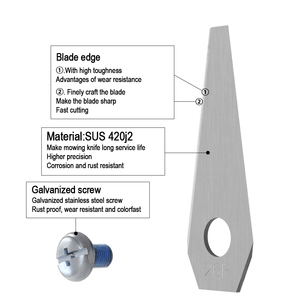 Lames de tondeuse à gazon en acier inoxydable pour <span class=keywords><strong>robot</strong></span> <span class=keywords><strong>Indego</strong></span> - Product Image 6