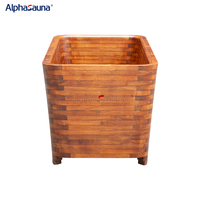 Baignoire SPA en bois autoportante extérieure 2024 baignoire en bois japonaise prix pas cher