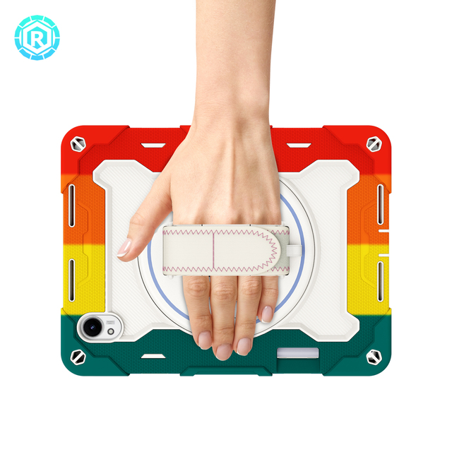 Heavy Duty Shockproof Silicone Tablet Cover Case for Huawei Matepad 11.5S Flexible Kickstand 3 in 1 MIL-STD Protective Cover