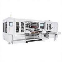 Machine de fabrication de boîtes en carton entièrement automatique, équipement de formage de caisses en carton ondulé, garantie 1 an, fabriqué en Chine pour la production d'emballages