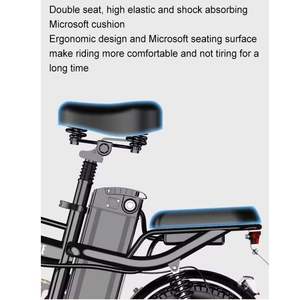 Vélo Électrique <span class=keywords><strong>Pliant</strong></span> avec Cadre Léger et Selle Confortable, E-Vélo Portable pour les Déplacements Urbains et le Rangement Facile - Product Image 6