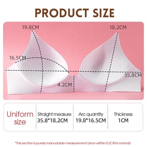 JNHONG JHL738 inserti in Silicone adesivo <span class=keywords><strong>seno</strong></span> traspirante reggiseno <span class=keywords><strong>coppe</strong></span> con alta visibilità costumi da bagno Bikini biancheria intima accessori - Product Image 4