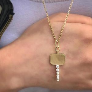 <span class=keywords><strong>Collana</strong></span> portachiavi <span class=keywords><strong>coppia</strong></span> gioielli in <span class=keywords><strong>argento</strong></span> Sterling 925 personalizzati di alta qualità - Product Image 2