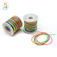 Fourniture directe d'usine No.7 1.0mm fil de soie en Nylon rond coréen pour le tissage Bracelet noeud chinois Artware