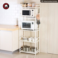 Étagère de rangement en métal à 5 niveaux, présentoir pour la cuisine à domicile