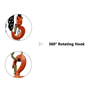 Kawasaki 2 Ton 9m Hand Chain Hoist Manual Lifting Block Portable Hook IP55 Protection for Truss Construction Works High Quality - Product Image 5