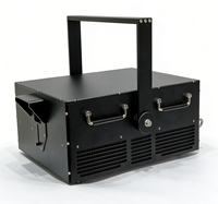 Projecteur laser d'animation RGB 50W, étanche IP65 pour extérieur, éclairage de scène DMX512 FB4 avec contrôle par application, en alliage d'aluminium, à suspendre