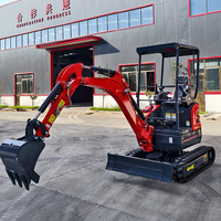 Mini-excavatrice hydraulique complète avec moteur YANMAR, livraison gratuite, pour travaux de terrassement, usage domestique, agricole et de construction