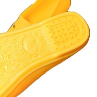 Chaussures en caoutchouc jaune pour hommes chaussures de travail imperméables antidérapantes chantier de construction fonction résistante à l'usure protection du travail