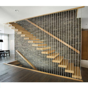 DAIYA 304 S.s Stainless Steel Indoor <strong>Handrail</strong> Balustrade Staircase Glass <strong>Stairs</strong> Diy Floating <strong>Fire</strong> <strong>Escape</strong> <strong>Stairs</strong> - Product Image 3