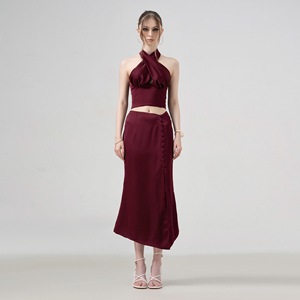 Elegant Burgundy Taffeta Evening Dresses for Women Elegant Burgundy Taffeta Evening Dresses for Women