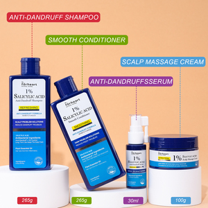 Champú Profesional de Ácido Salicílico de Marca Privada, Champú Antifúngico para el Cuero Cabelludo con Aceite de Árbol de Té para la <span class=keywords><strong>Dermatitis</strong></span> Seborreica y Reparación del Cabello - Product Image 6