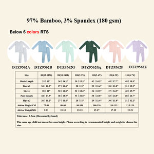 Kinderpyjama's van bamboe, jongens en meisjes slaapkleertjes, 2-delige kinderkledingsets, fabrikant, milieuvriendelijke kledingset, groothandel - Product Image 2