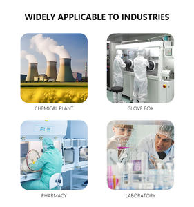 Yeşil nitril kauçuk uzun kol eldiven bilimsel araştırma deneysel operasyon kutusu kuru kutu eldiven 10LA1832A değiştirin - Product Image 6