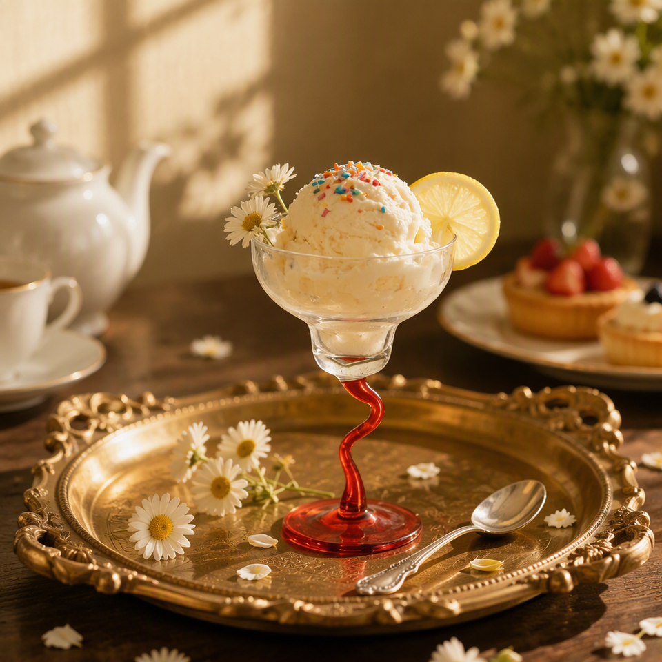 250ml Colored Glass Footed Dessert Bowls Sundae and Snack Cups for ...