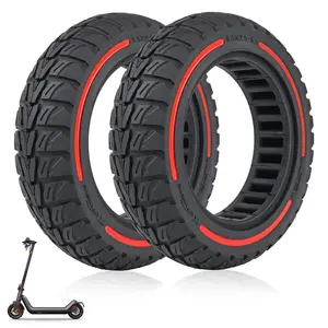 英国库存原装修理蜂窝橡胶实心轮胎，用于牛电动滑板车车轮9.5英寸无内胎实心轮胎