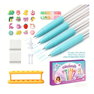 Kit de bolígrafos mágicos para regalar, rellenos de purpurina fluida, adornos bonitos, actividad artesanal hecha a mano para niños y niñas, juego de regalo - Product Image 4