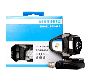Pedales Autoblocantes <span class=keywords><strong>Shimano</strong></span> <span class=keywords><strong>105</strong></span> -SL <span class=keywords><strong>PD</strong></span>-<span class=keywords><strong>R7000</strong></span> de Aleación de Aluminio Negros para Bicicletas de Carretera y Montaña - Product Image 1