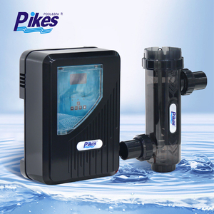 Générateur de désinfection <span class=keywords><strong>au</strong></span> chlore salin pour piscine extérieure PIKES Fountains Home Frame Pool, noir, 220V-240V - Product Image 1