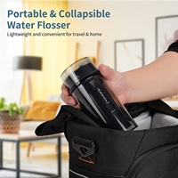 Haute qualité IPX7 étanche pour irrigateur Oral Airflosser fil dentaire brosse à dents eau Flosser