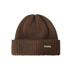 Women's Winter <b>Warm</b> Knitted <b>Hat</b> With Ear Protection Windproof Beige Large Head Circumference 58-60cm Casual Style - Product Image 5