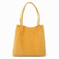Sac fourre-tout en velours côtelé personnalisé avec logo, 40x40cm, réutilisable, souple, pour femme, idéal pour le shopping, les courses et les trajets quotidiens