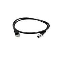 Cable de Señal para Cámara de Control Industrial Premium, Carcasa de ABS Macho/Hembra, IP40 Impermeable para Monitoreo de Seguridad