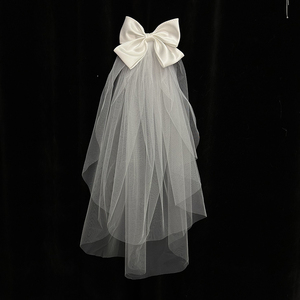 Elegante blanco despedida <span class=keywords><strong>de</strong></span> soltera nupcial arco velo Vintage chino estilo moderno para la boda <span class=keywords><strong>de</strong></span> la <span class=keywords><strong>novia</strong></span> - Product Image 3