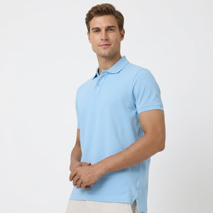 Camisa de Golf Personalizada al por Mayor para Hombre, 100% Poliéster Tejido, Cuello Alto Informal, Transpirable, Ecológica, Fabricante OEM - Product Image 1