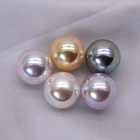 Perles de verre au chalumeau en cristal lisses rondes accessoires de haute qualité perles en vrac blanches Akoya perles en vrac pour la fabrication de bijoux à bricoler soi-même