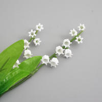 Muguet artificielle 6 dans un bouquet pour le mariage et les hôtels et la décoration intérieure May Bells Centres de table