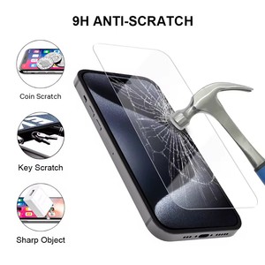 2pcs một gói cao cấp Tempered Glass bảo vệ màn hình cho iPhone 16 15 Pro Max 14 cộng với Samsung Galaxy S24 siêu S23 FE A06 A16 - Product Image 6