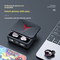 Casque sans fil intra-auriculaire M10 transfrontalier 5.0, étanche IPX7, commande vocale, affichage numérique de la batterie, grande autonomie, pour le sport