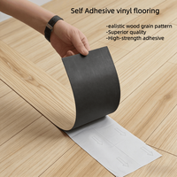 Dalles de sol en vinyle auto-adhésives imperméables à motif marbre en bois de luxe Xinlijie, résistantes à l'usure, pour intérieur, hôpital, école, appartement