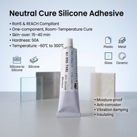 Colle silicone neutre RTV KEJIA KJ-998-74RL rouge, non liquide, haute température, résistante aux intempéries, résistance 300°C, certifiée ROHS