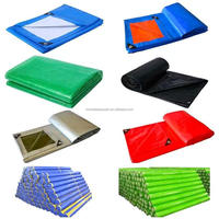 Bâche en PE imperméable, toile de tente pour camping extérieur, rouleau de bâche en polyéthylène, protection solaire, bâches HDPE pour camion