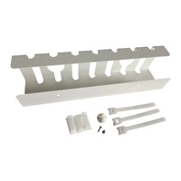 Goulotte de câblage en acier au carbone thermolaqué pour sous le bureau - Gestion flexible des câbles pour usage domestique/bureau