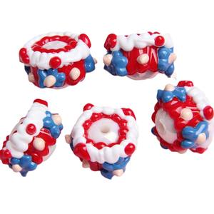 Cuentas sueltas nuevo Material de joyería DIY pintado a mano aceite pesado acrílico cuentas sueltas lindo Material de joyería de lujo cuentas - Product Image 5