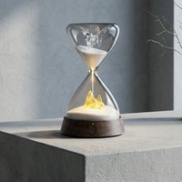Lampu Pasir Visual Pengatur Waktu Isi Ulang Bentuk Gunung Es 30 Menit LED Lampu Pasir Timer Lampu Malam Hadiah Bisnis Premium