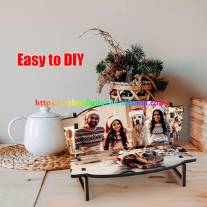 DIY 7 Inch 14 Inch Mini Size MDF Hard Board Miniature Sublimation Blanks Photo Picture Frame <strong>Memorial</strong> <strong>Bench</strong> for Home Decor - Product Image 5
