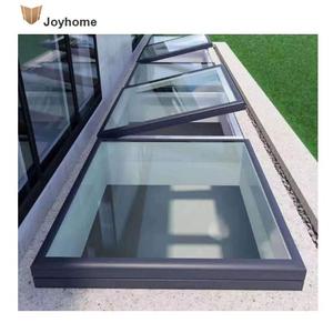 Design moderno finestra automatica tetto Standard di apertura elettrica in alluminio lucernario in vetro stratificato temperato per uso esterno - Product Image 3