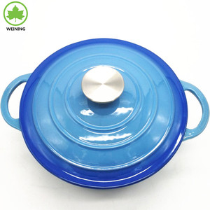 <span class=keywords><strong>3</strong></span> <span class=keywords><strong>QT</strong></span> tráng men gang Hà Lan lò với nắp vòng Hà Lan lò nồi cho bánh mì nướng Hà Lan nồi gang - Product Image 6