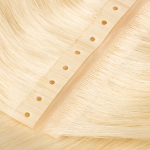 Extensions de <span class=keywords><strong>cheveux</strong></span> Remy Butterfly Hair Weft, légères, fines, sans couture, effet naturel brillant, faciles à coudre. - Product Image 2