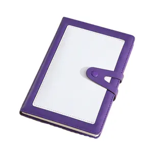 도매 접합 가죽 카드 포켓 하드 커버 간단한 A5 책 바느질 바인딩 표준 내부 페이지 지배 노트북