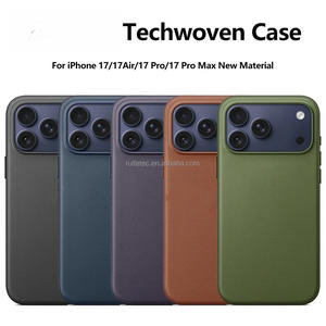 <span class=keywords><strong>Coque</strong></span> de téléphone Ruite Techwoven en gros pour iPhone 17 18 Pro Max, Housse Magnétique Antichoc Tissée Technologique - Product Image 4