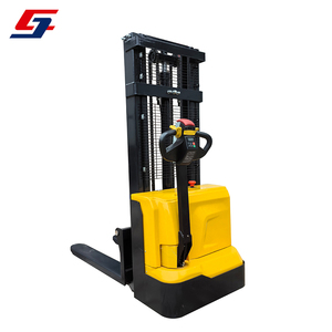 Apilador de palés de entrega rápida Carretilla elevadora eléctrica Elevador de palés 1000kg 1500kg 2000kg Apilador semieléctrico Precio - Product Image 6