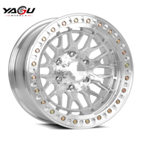 Jantes forgées sur mesure 17x9 18x9 Raw Machine Forged pour SUV tout-terrain, pick-up, jantes Beadlock pour Ford Ranger F-250 F-350 Bronco Toyota Prado