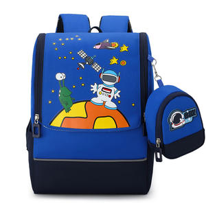 Moda lindo Mini niño niños dibujos animados estampado mochilas bolsas con monedero pequeño 2 uds niños mochila escolar para niños pequeños - Product Image 2
