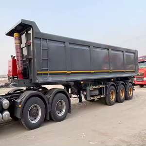 Precio de fábrica Camión volquete de servicio pesado en forma de U de 80 toneladas y 3 ejes para transporte de piedra/arena - Product Image 2