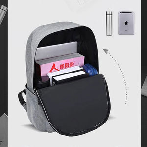 Lightweight Black Travel Laptop <strong>Backpack</strong> with Usb Charger Cheap Classic College School Computer Rucksack <strong>Backpack</strong> Bag - Product Image 6